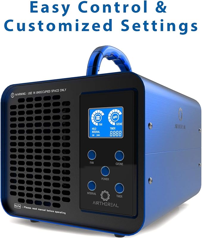 Airthereal MA10K-PRODIGI Digital Ozone Machine, High Capacity Ozone Generator - Image 6