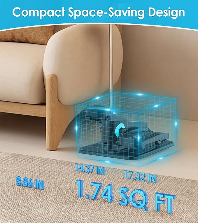 2025 New Under Desk Elliptical Machine, Portable Seated Pedal Exercise Machine - Image 8