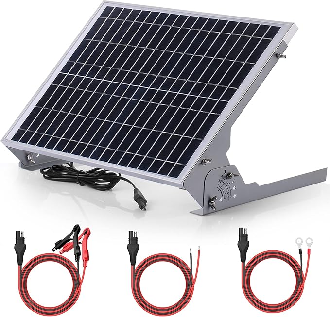 SUNER POWER 20W 12V Solar Battery Charger Maintainer, Built-in Smart MPPT by SUNERPOWER