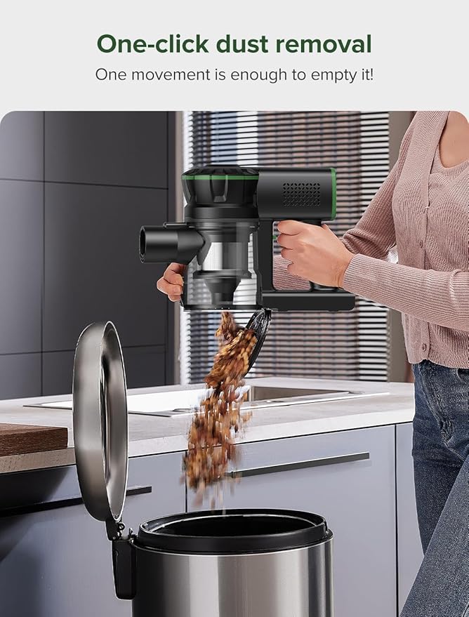 Vexilar Cordless Vacuum Cleaner, 550W/45Kpa/60Mins, Cordless Stick Vacuum - Image 8