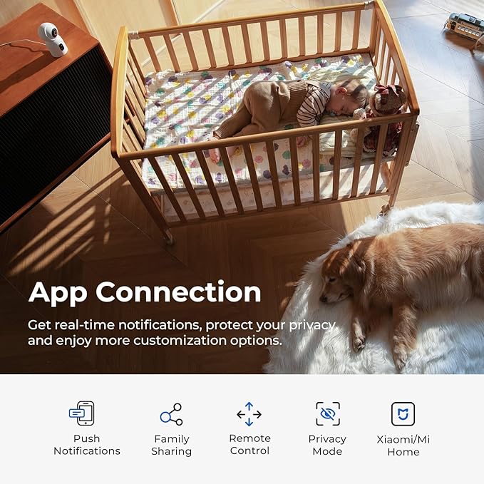 IMILAB C30 Dual Security Camera Indoor, 3K+3K Lens Pet/Baby Monitor Camera - Image 7