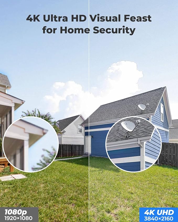 REOLINK 4K Outdoor Cameras for Home Security, IP PoE Dome Surveillance Camera - Image 2