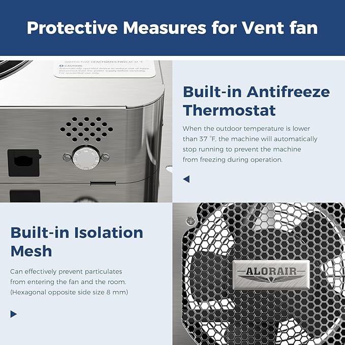 ALORAIR 300CFM Crawlspace Ventilation Fan - Image 3
