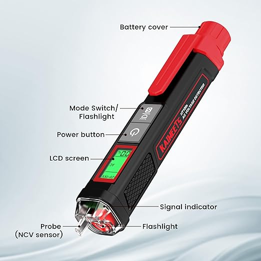KAIWEETS Voltage Tester/Non-Contact Voltage Tester - Image 8