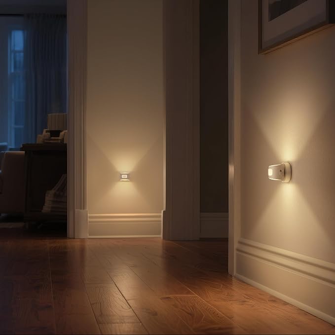 DORESshop Motion Sensor Night Light Indoor, Rechargeable Night Lights, Magnetic - Image 9