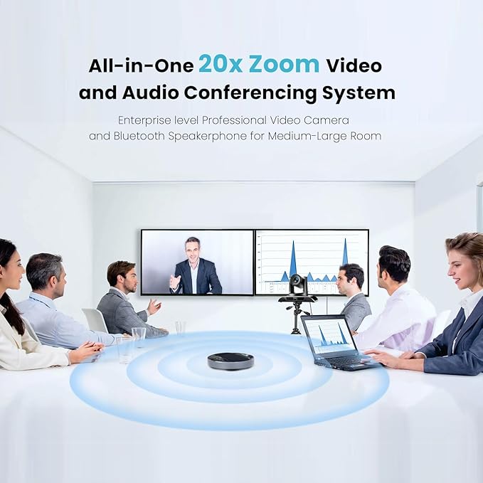 20x Zoom Conference Room Camera System TONGVEO All-in-1 Video and Audio - Image 4