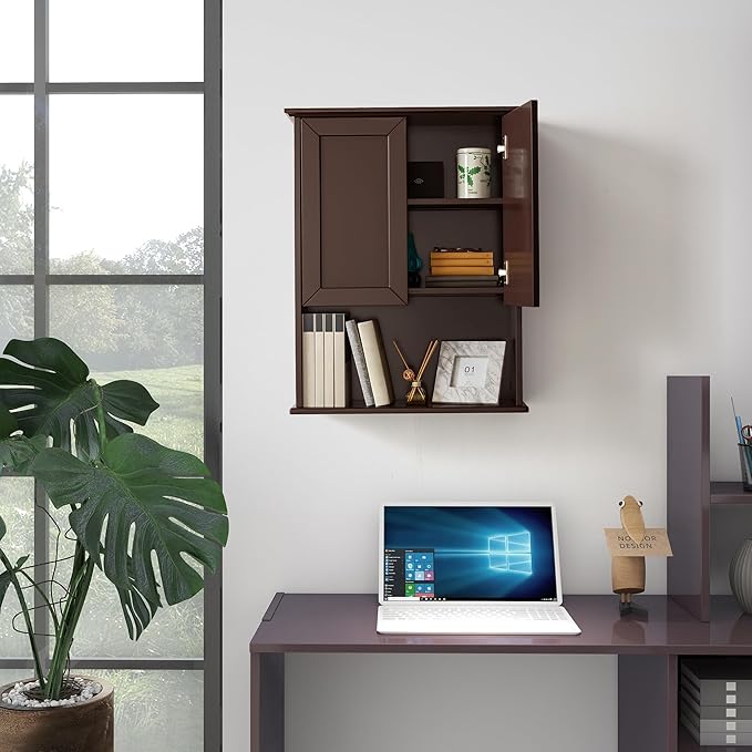Wall Cabinet, 23x29 inch Medicine Cabinet, Over Toilet Storage - Image 2
