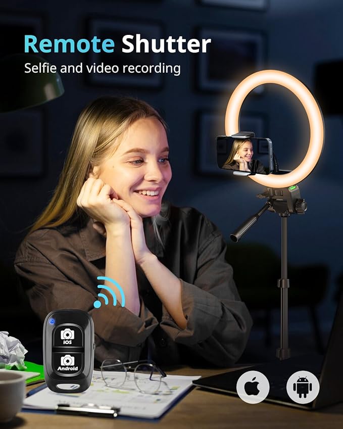 UBeesize 12" RGB Ring Light - Image 6