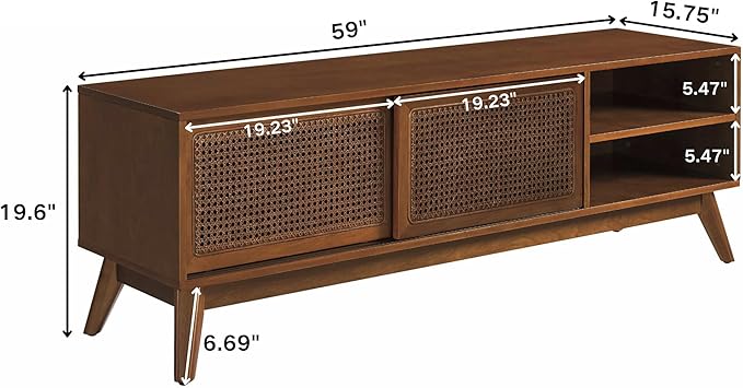 LKTART Mid Century Modern TV Stand - Image 2