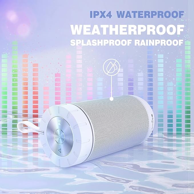comiso X26 Bluetooth Speaker, IPX4 Waterproof Speakers 360° HD Surround Sound - Image 2