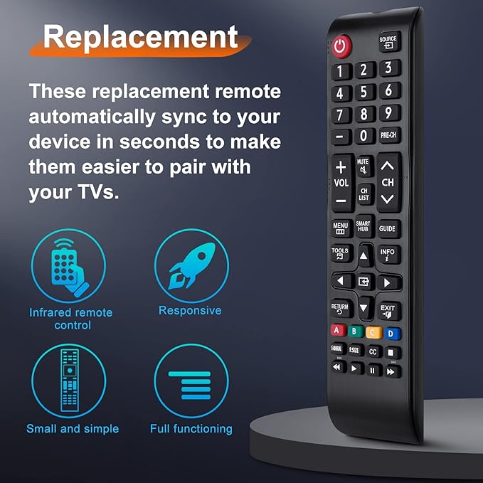 Universal for Samsung TV Remote Replacement, BN59-01301A for Samsung Smart TV - Image 4