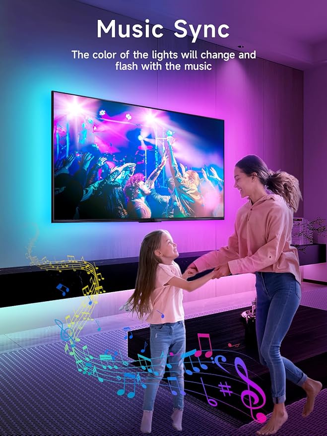KANTUTOE TV LED Lights, 13.1ft LED Lights - Image 5