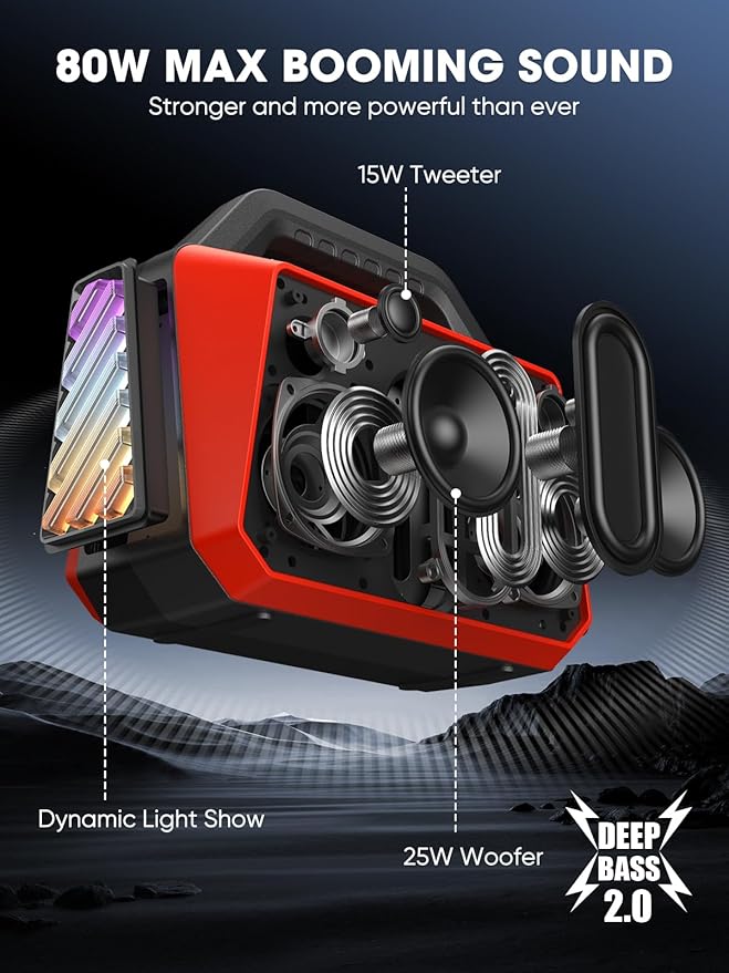TPWIN Portable Bluetooth Speakers - Image 2
