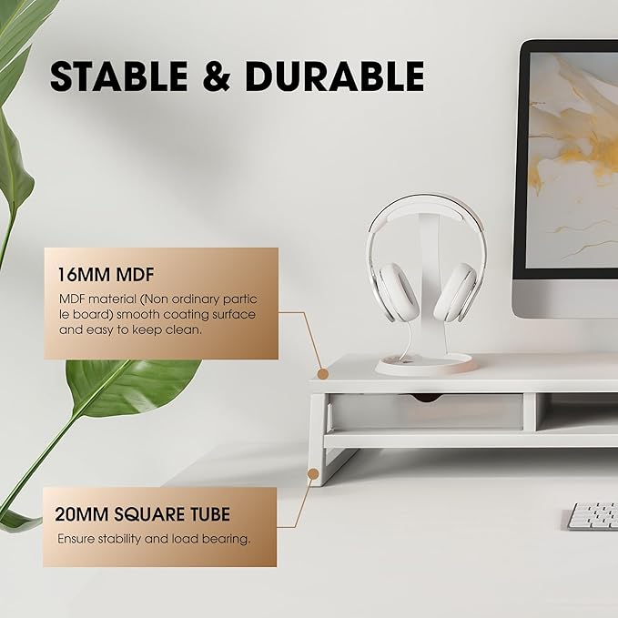 Fenge Dual Monitor Stand, Monitor Riser - Image 4