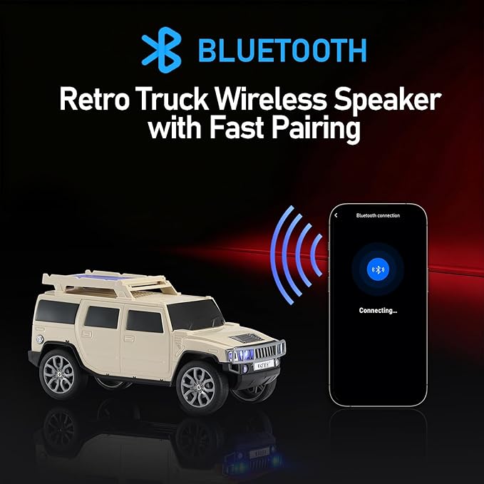WSTER Solar Off-Road Car Bluetooth Speaker – HD Stereo Sound - Image 2