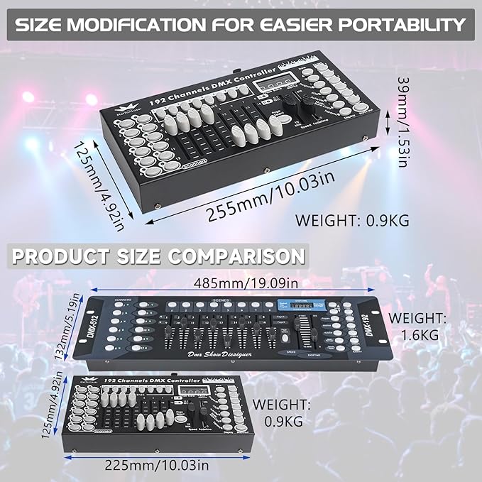 DMX Controller DMX Console, 192CH Dmx512 Console Controller Panel Use - Image 2