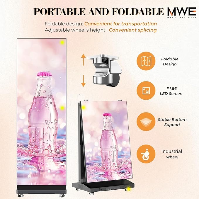 MWE P1.86 Spliceable LED Poster Screen - Image 4