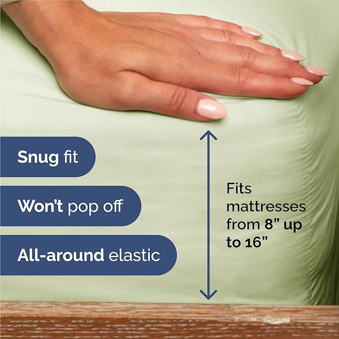 Split King Size 5 Piece Sheet Set - Image 3
