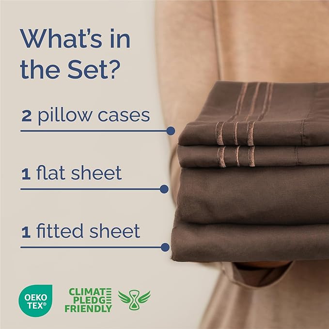 King Size 4 Piece Sheet Set - Image 2
