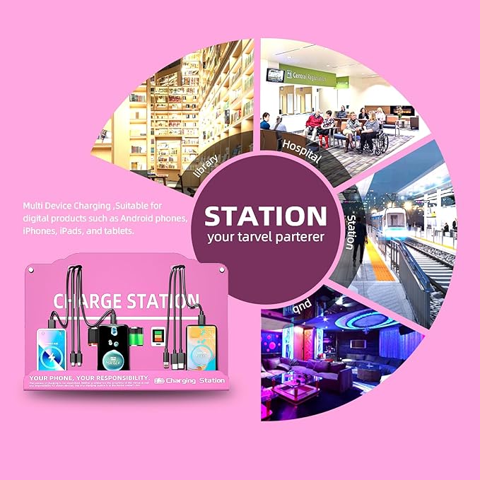 Wall Mounted Cell Phone Charging Station Mobile Phone Charging Station | Fast - Image 4
