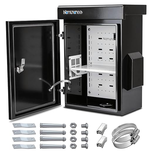 Outdoor Electrical Box, Cold-Rolled Steel Plate, Aluminum Alloy Back Beam by Namunanee