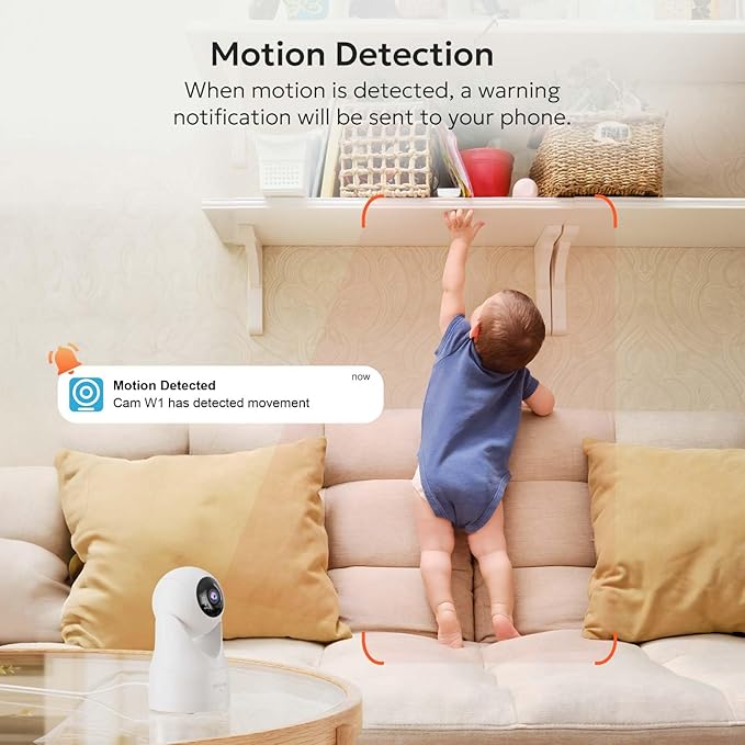 owltron 4pcs Indoor Pan/Tilt Security Camera 2K, Smart Cam - Image 4