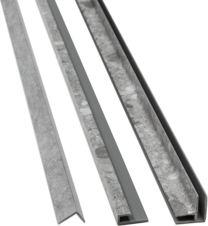 Palisade 78in x 36in x 36in Waterproof Vinyl Corner Shower Surround Kit - Image 8