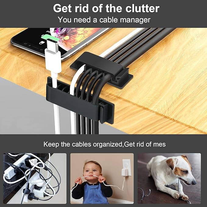 Halsouy Cable Management Clips - Image 3