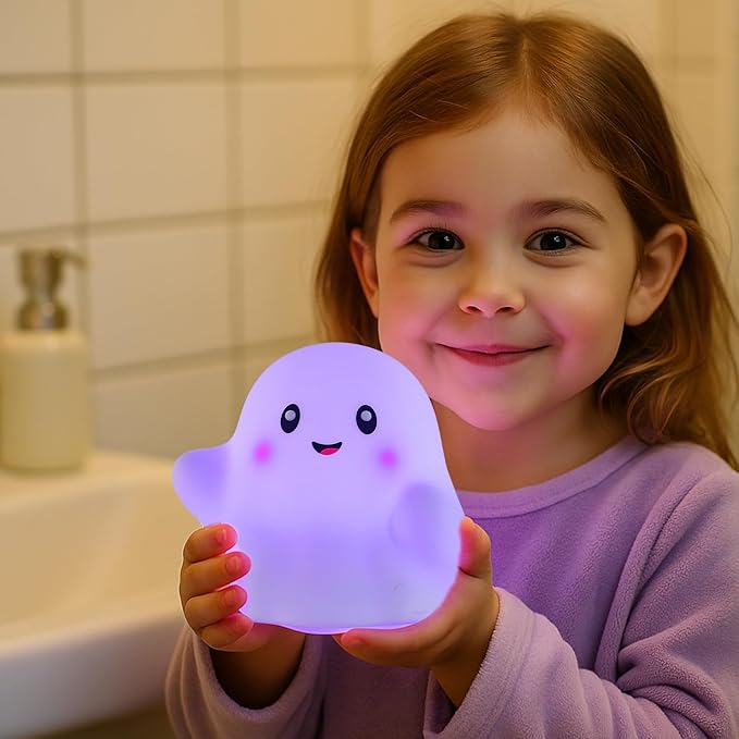 NEXTANG Ghost Night Light for Kids – Gift & Fun Toy for Kids, Touch Tap Lamp - Image 6