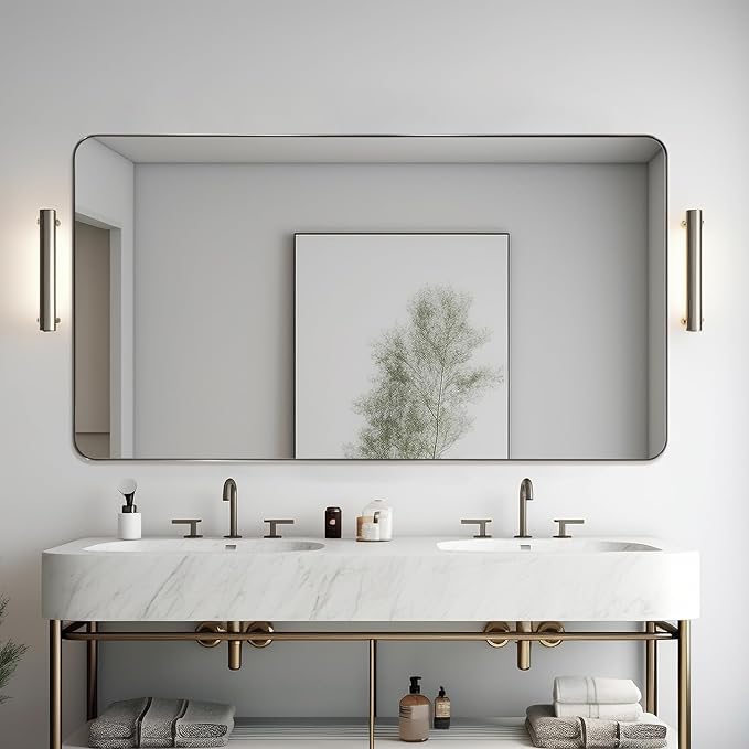 ANDY STAR Brushed Nickel Mirrors by ANDYSTAR