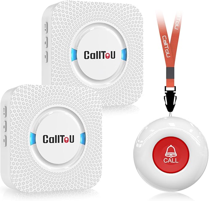 CallToU Caregiver Pager Wireless Call Button Nurse Alert System 500+ Feet by CallToU