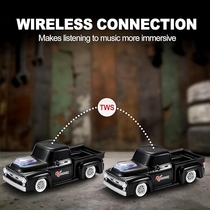Vintage Pickup Truck Bluetooth Speaker, Retro Truck Model - Image 3