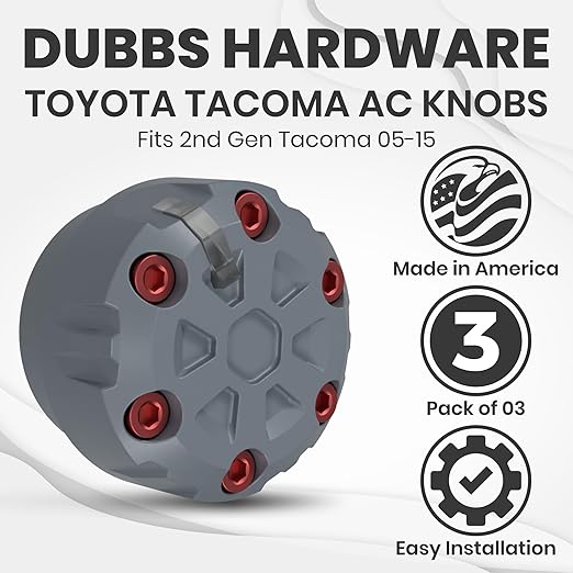 2nd Gen Tacoma Accessories AC Knob Upgrade - Image 3