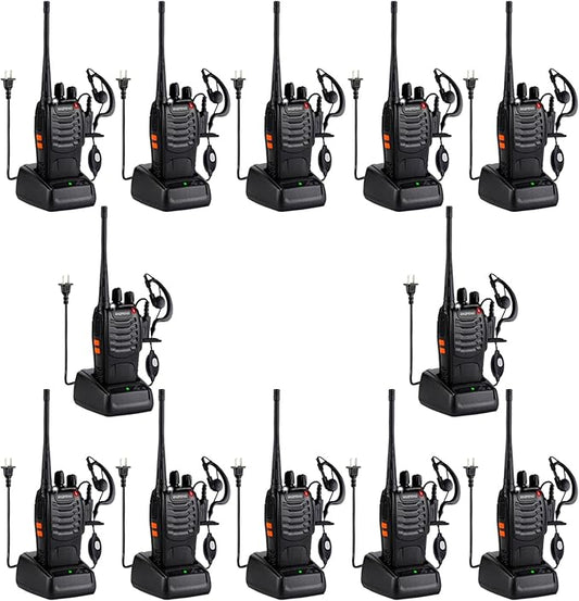 Baofeng Walkie Talkies 888S Rechargeable Long Range by BAOFENG