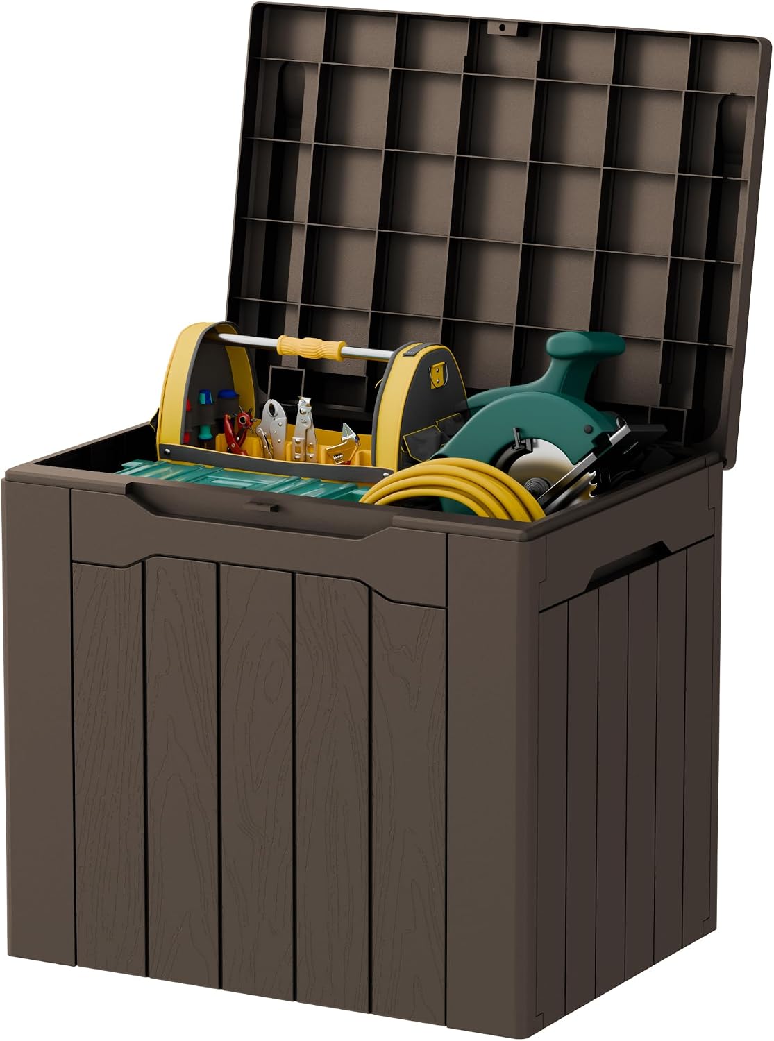 32 gallon deck box outdoor indoor waterproof storage, main product view