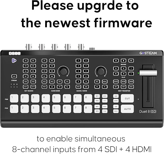 Osee GoStream Duet 8 ISO, 8 Channels Video Switcher - Image 7