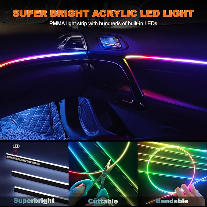 Jushope Acrylic LED Lights - Image 2