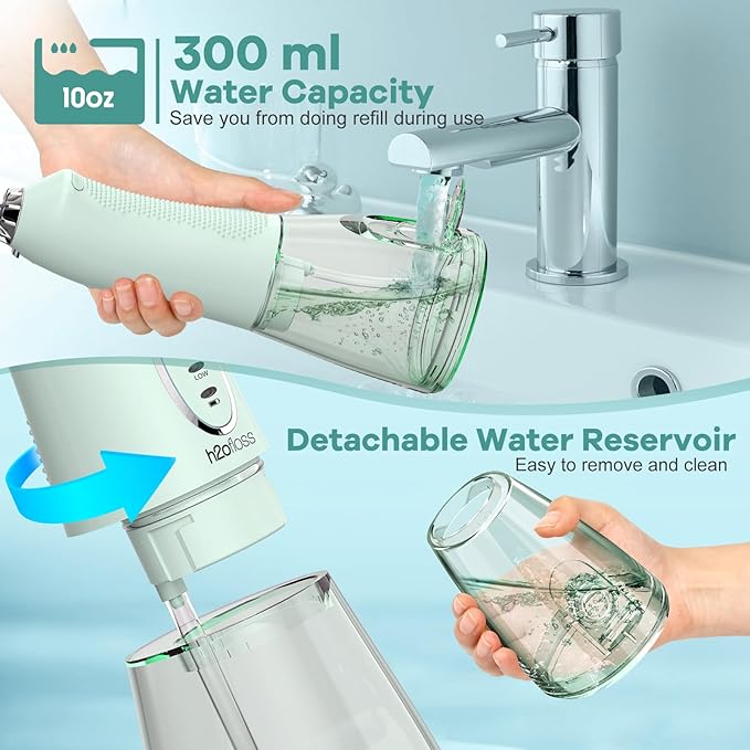 H2ofloss Water Dental Flosser Teeth Pick: Portable Cordless Oral Irrigator - Image 3