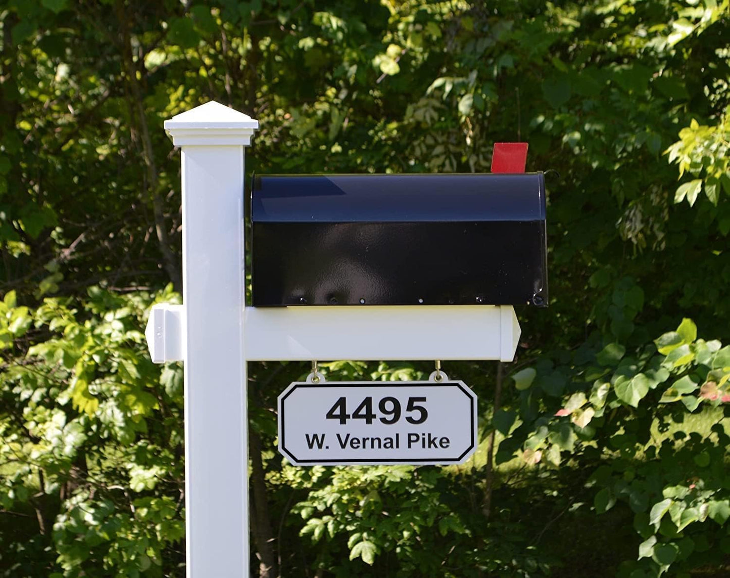 4Ever Products Fitzgerald Mailbox (Large) | Complete mailbox system includes personalized address plate. Available in large or standard size.