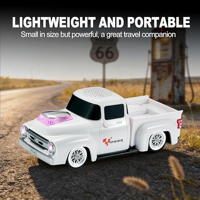 Vintage Pickup Truck Bluetooth Speaker, Retro Truck Model - Image 7