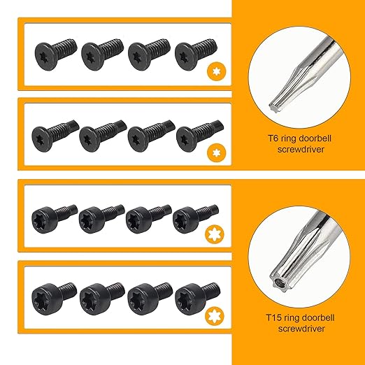 Replacement Ring Doorbell Screwdriver + 20Pcs Doorbell Screws & Charger - Image 2