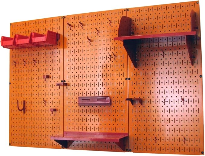 Wall Control Pegboard Organizer 4 ft. Metal Pegboard Standard Tool Storage Kit - Image 2