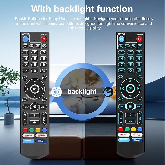 Backlight Voice Remote Control Replacement Compatible - Image 4