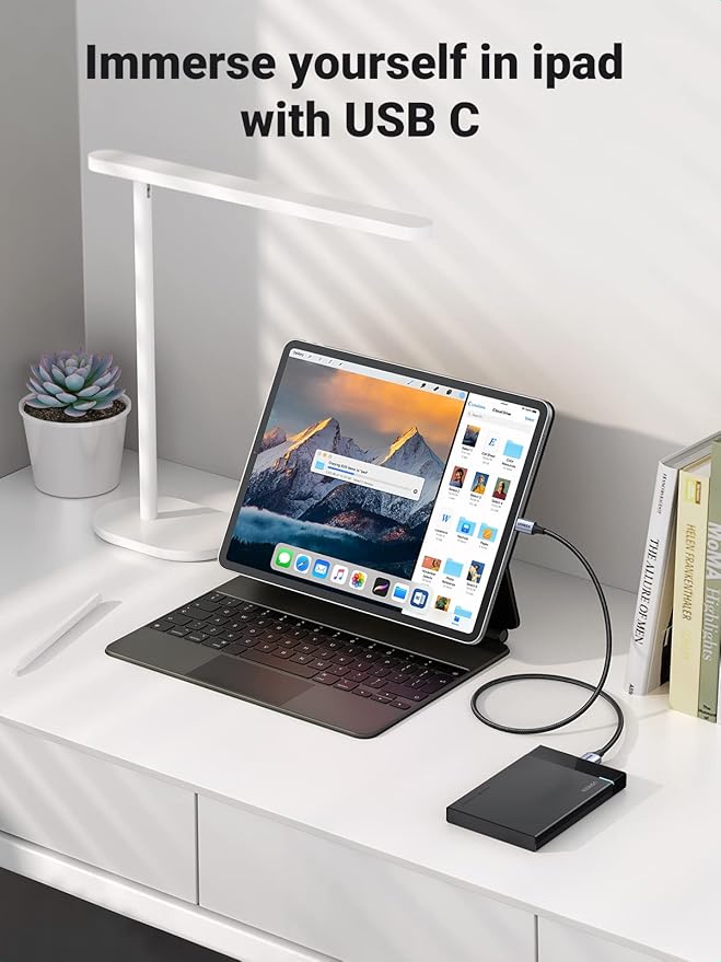 UGREEN 10 Gbps Micro B to USB C Hard Drive Cables, 3.3FT USB C to Micro B - Image 5