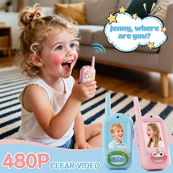 Video Walkie Talkies for Kids – Kids Walkie Talkies 2 Pack - Image 4