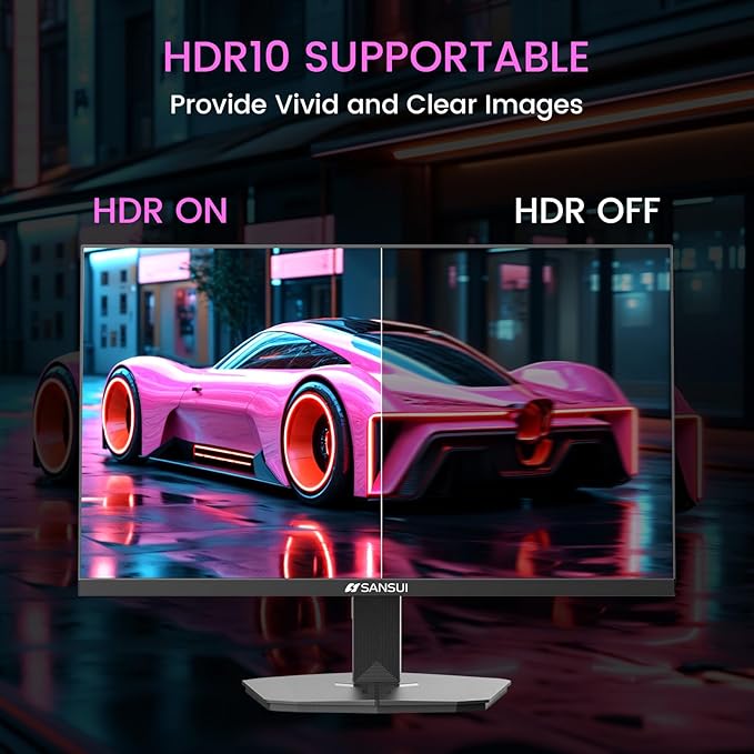 SANSUI 24 Inch Gaming Monitor 160Hz FHD 1080P Computer Monitor, FreeSync 1ms - Image 5