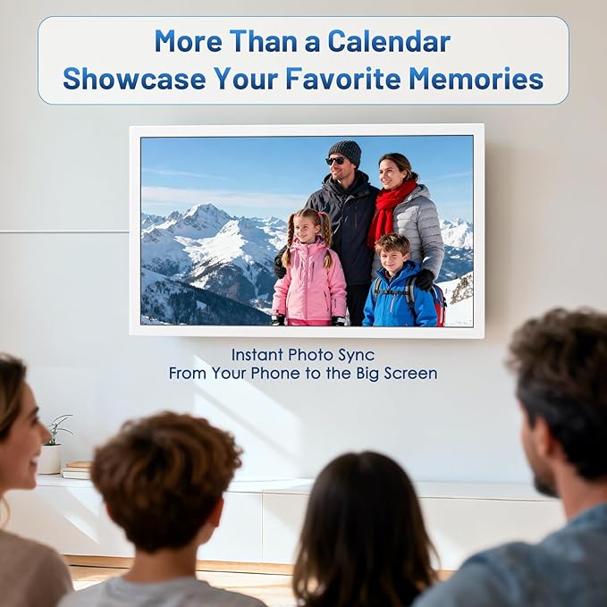 32 Inch Digital Calendar, Electronic Chore Chart, Smart Weekly and Monthly - Image 6