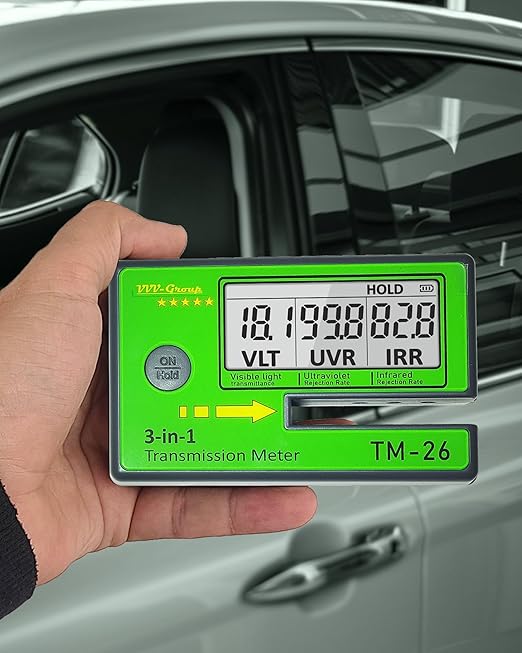 Digital Car Window Tint Meter TM-26 / Side Window Tint, Sun Control Film - Image 9