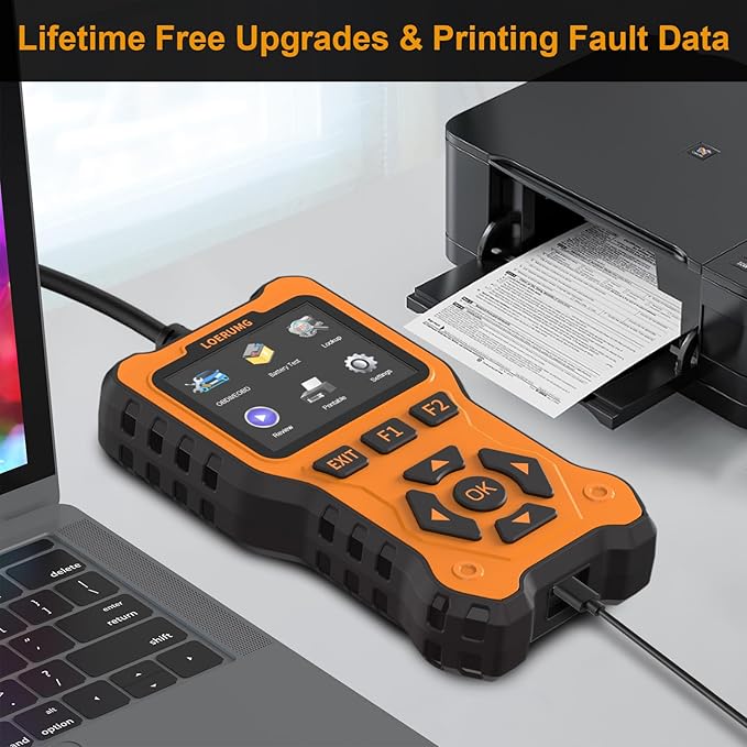 LOERUMG OBD2 Scanner Diagnostic Tool, Enhanced Check Engine Code Reader - Image 8