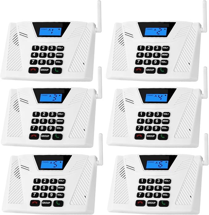 SANZUCO Intercoms Wireless for Home Hands Free, 2024 Upgraded Intercom 5300ft by SANZUCO